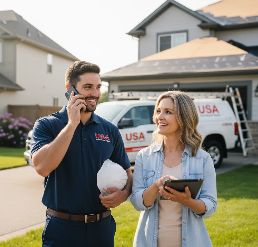 USA Roof Repair Experts customer support in Electra